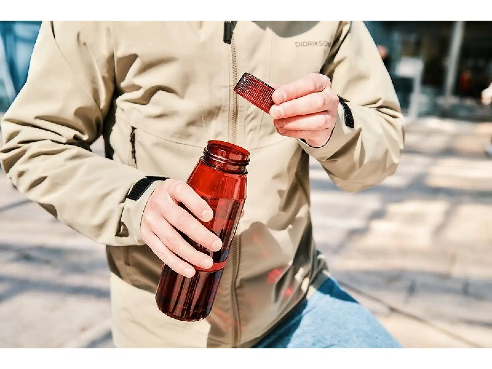 Fidlock Twist Flasche 700 Life Rot 700 ml