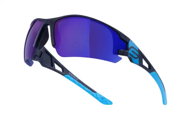Force Calibre Fahrradbrille blau/blau verspiegelte Gläser