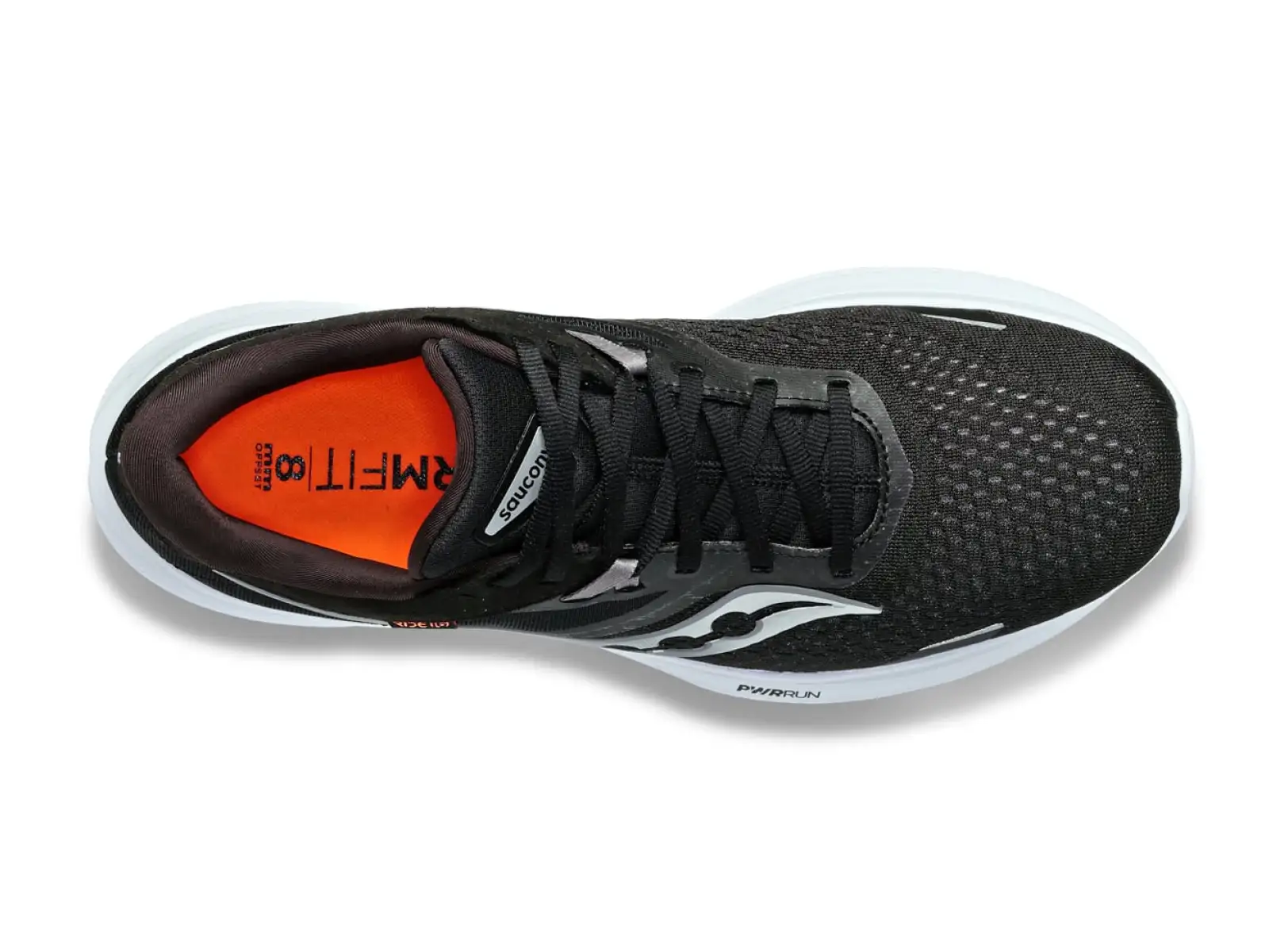 Saucony Ride 16 Damen Laufschuhe Schwarz/Weiß