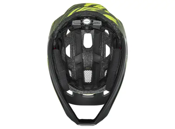 Uvex React JR Fullface MTB Helm Dark olive matt