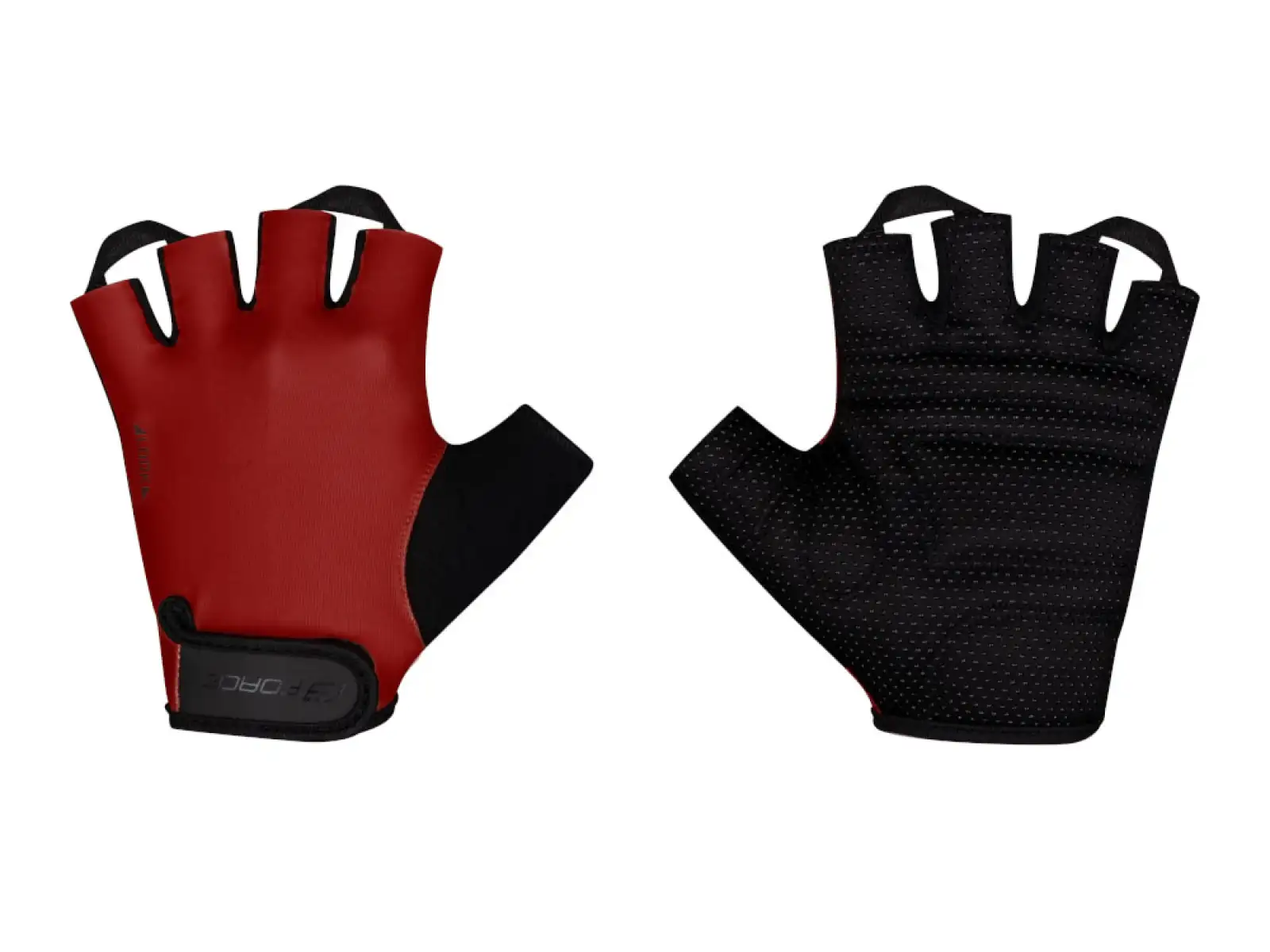Force Look Kurzfingerhandschuhe in Rot