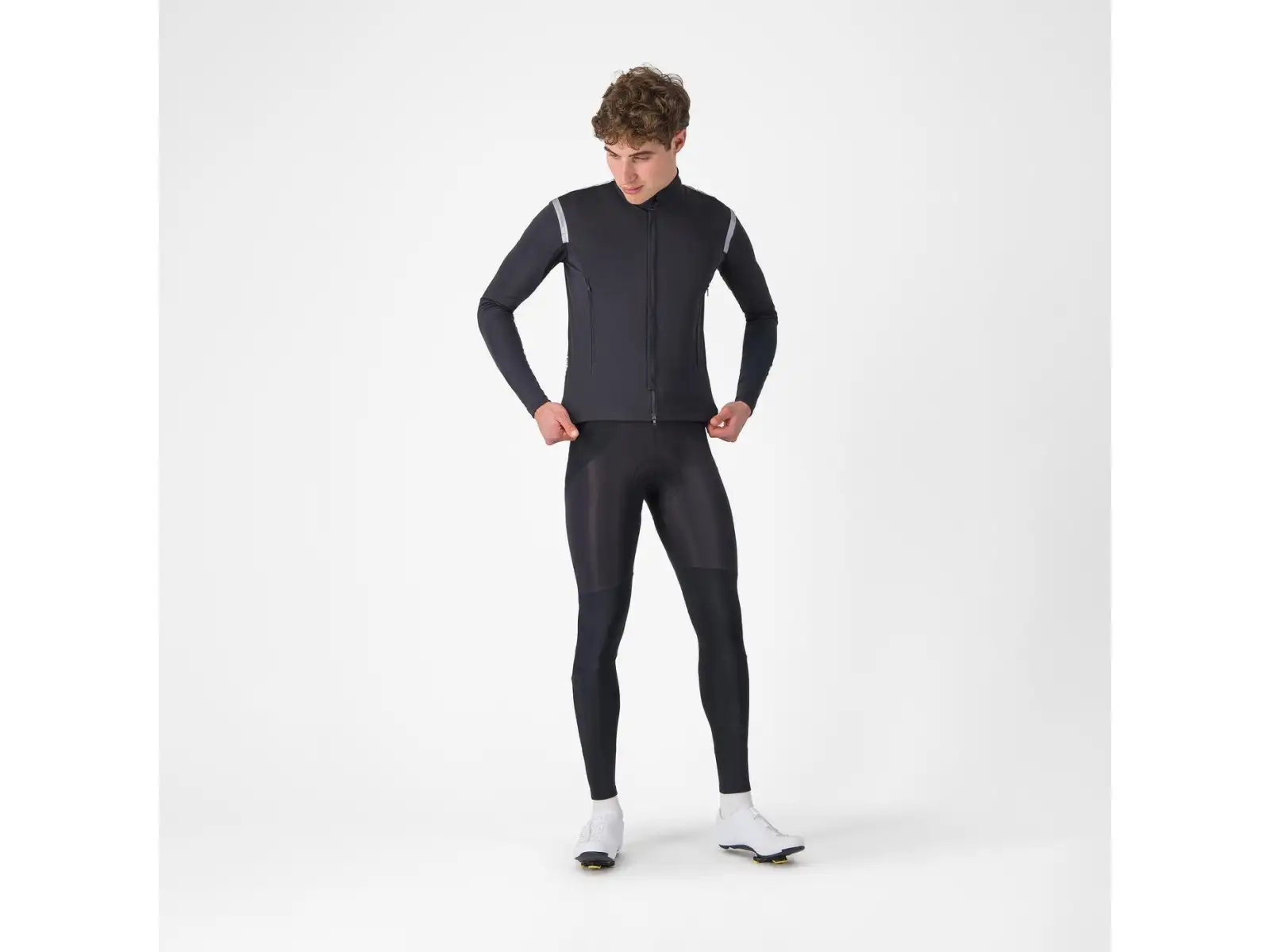 Castelli Perfetto RoS 3 Jacke Herrenjacke Light Black/Silver Reflex