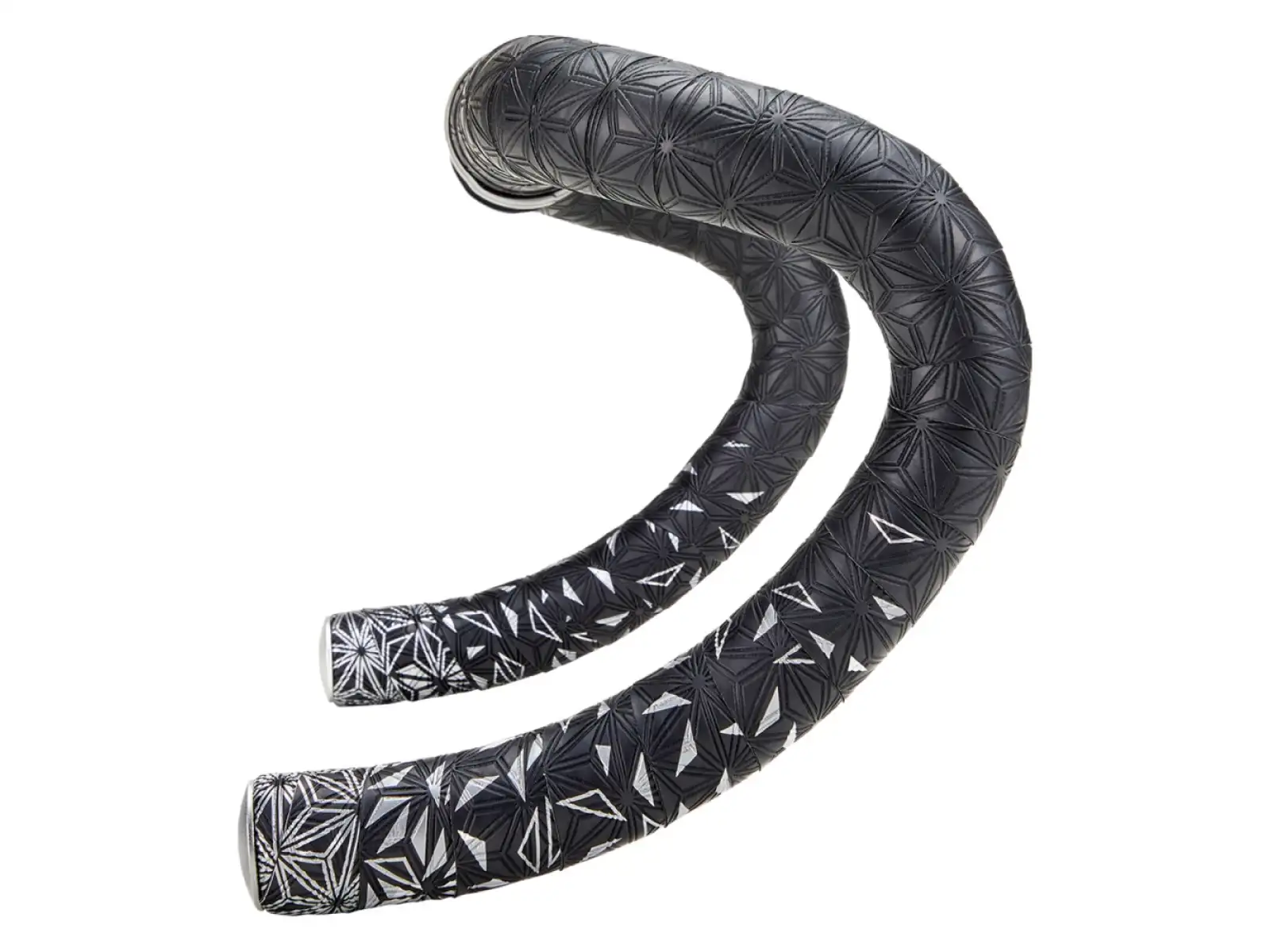 Supacaz Super Sticky Kush Star Fade Lenkerband Platinum Print/Platinum Plugs