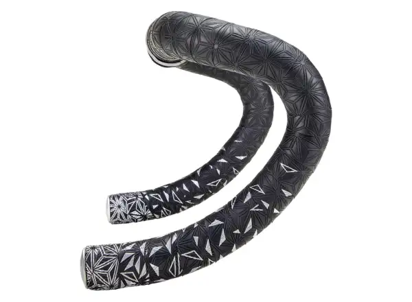 Supacaz Super Sticky Kush Star Fade Lenkerband Platinum Print/Platinum Plugs