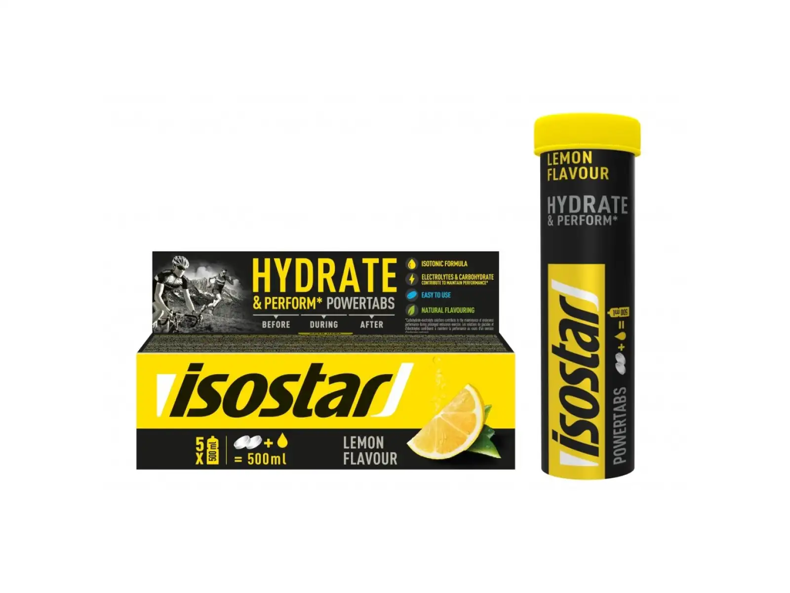 Isostar Powertabs 10 Tabletten 120 g Zitrone