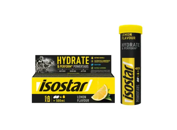 Isostar Powertabs 10 Tabletten 120 g Zitrone
