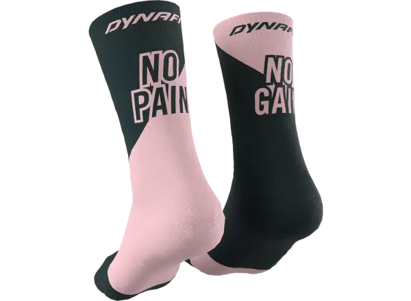 Dynafit Kein Schmerz, kein Gewinn Sportsocken Blassrosa/Heidelbeere