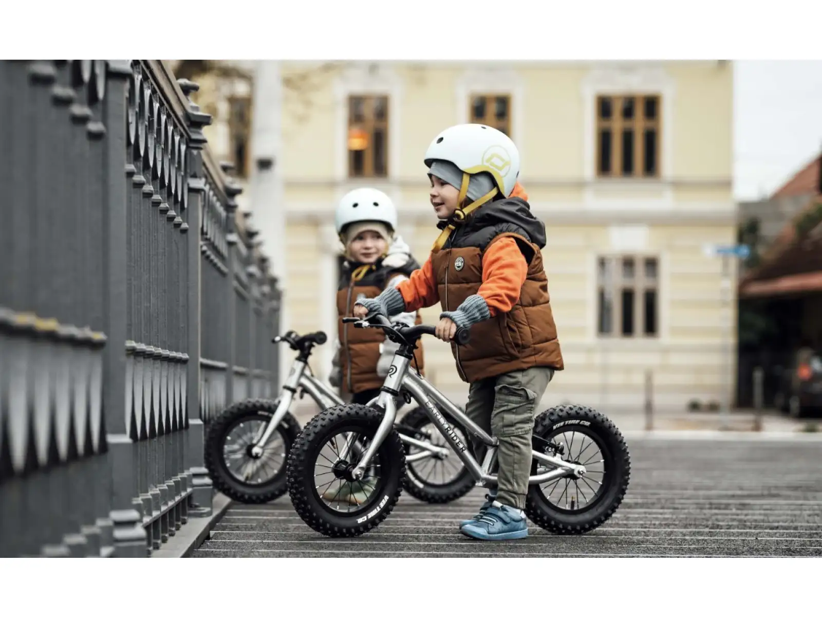 Early Rider Big Foot 12 Kinderlaufrad Brushed Aluminium