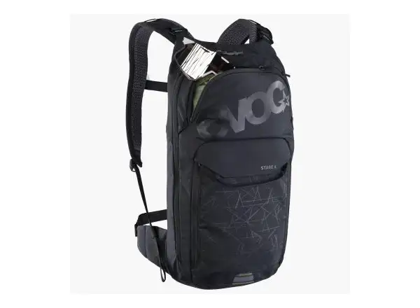 Evoc Stage 6 l Rucksack Black + Trinkblase 2 l