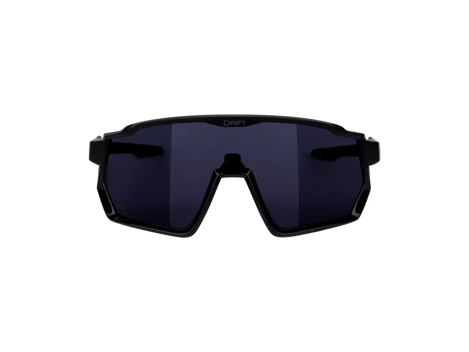 Force Drift Brille Schwarz/Schwarze verspiegelte Gläser.