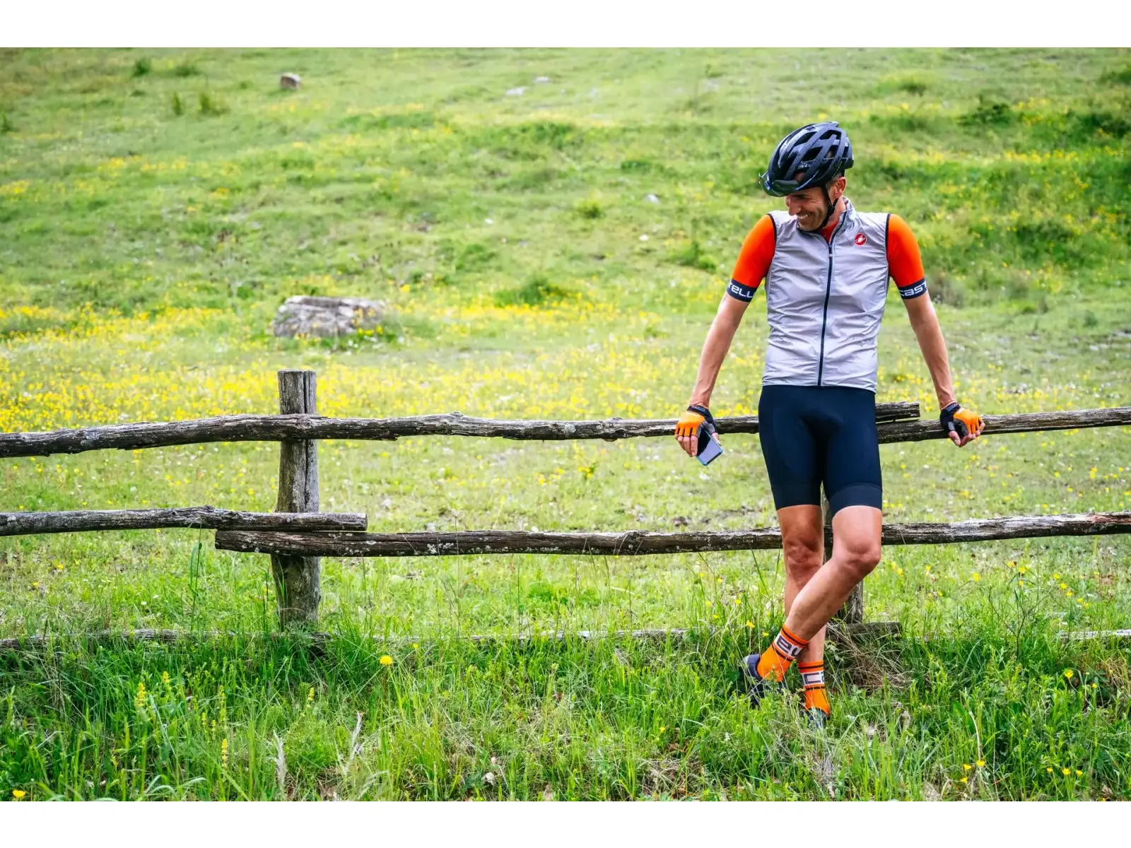 Castelli Aria Herren Weste Silver Gray