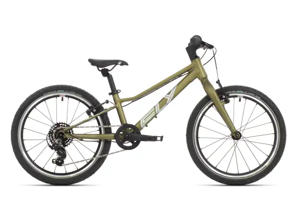 Superior F.L.Y. 20 VB Matte Olive Metallic/Hologram Chrome Kinder-Mountainbike.