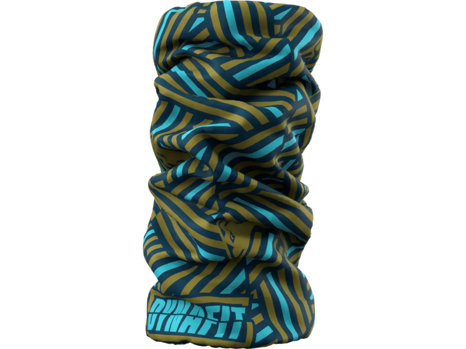 Dynafit Logo Neck Gaiter Halswärmer in Army Razzle Dazzle