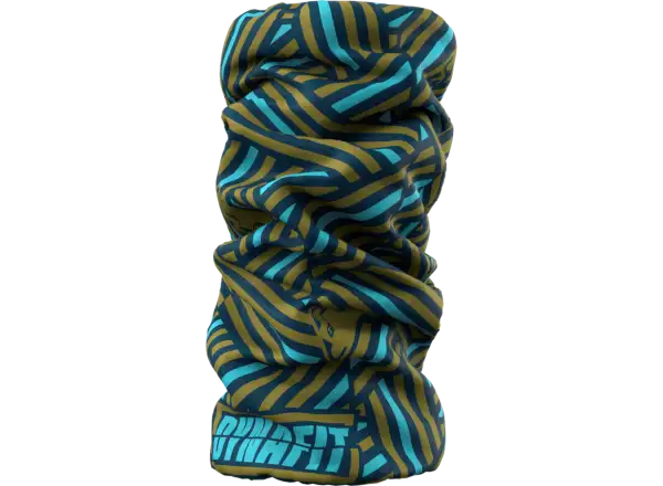 Dynafit Logo Neck Gaiter Halswärmer in Army Razzle Dazzle