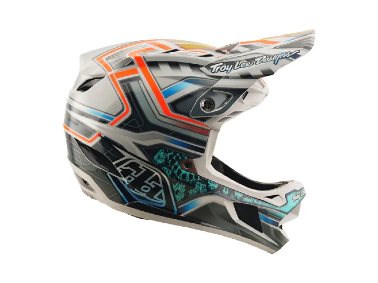 Troy Lee Designs D4 Composite Helm Lowrider Gray