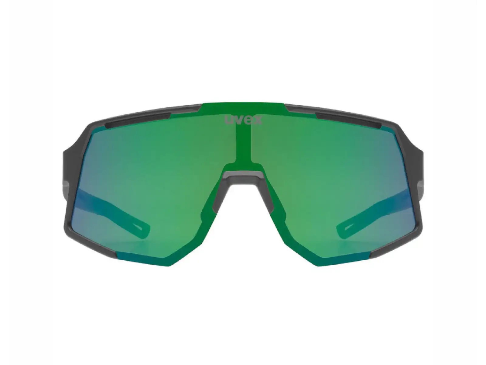 Uvex Sequenze Fahrradbrille Black matt/Mirror Green