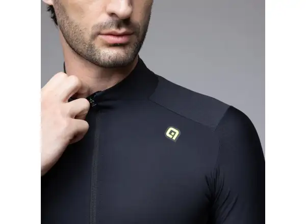 Alé R-EV1 Warm Race Herren gefüttertes Radtrikot Black