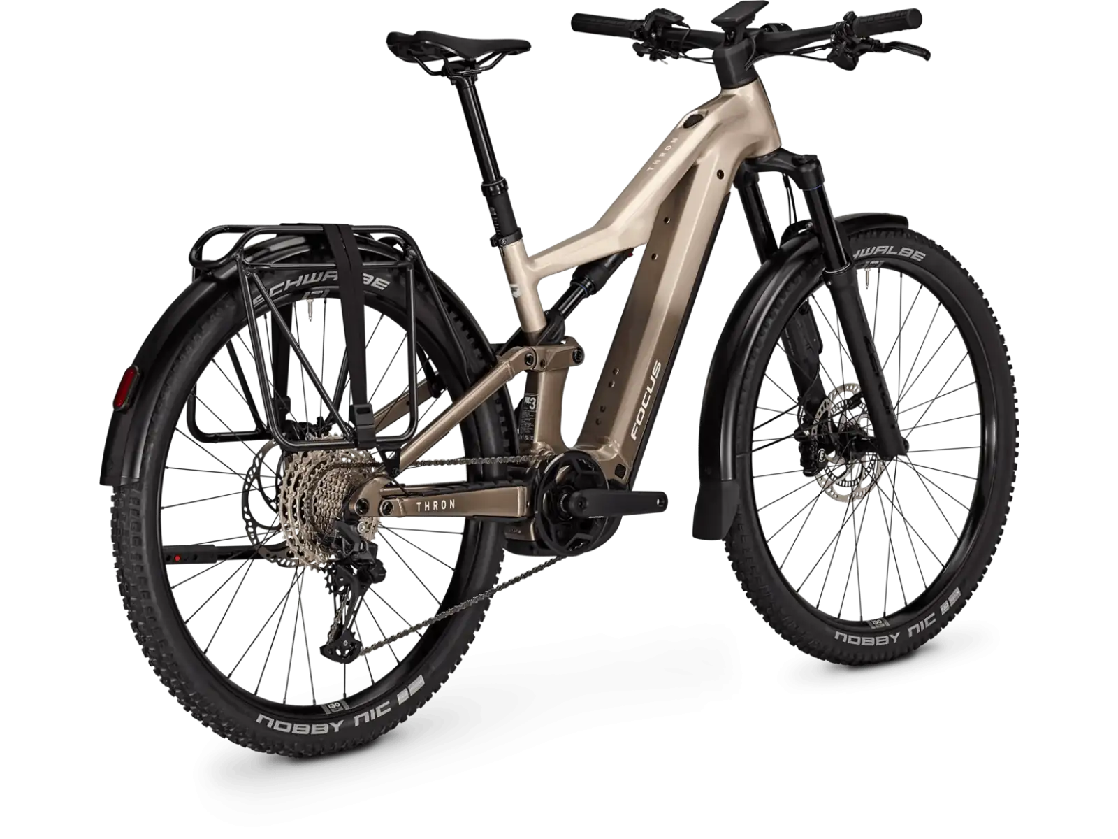 Focus THRON 8 EQP 800Wh vollgefedertes E-Bike Adamantsilver / Crystalgrey
