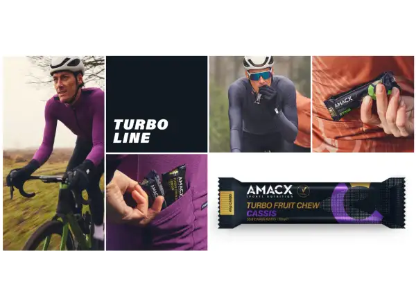 Amacx Turbo Fruit Chew Energie Kaugummi Citrus - 50 g