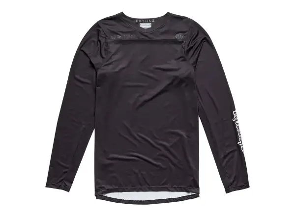 Troy Lee Designs Skyline Herrentrikot Langarm Mono Black