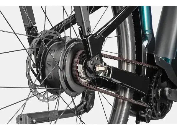 Cannondale Mavaro 1 LSTH Deep Teal Tiefeneinsteiger-Stadtelektrofahrrad
