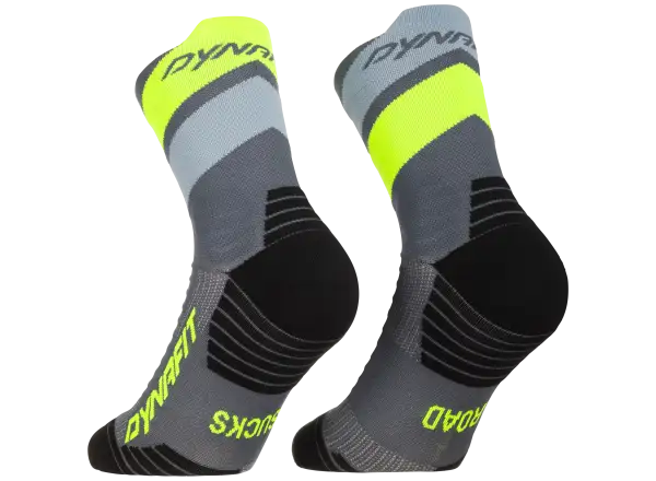 Dynafit Ultra Mid Laufsocken Cinder/Ultra Yellow