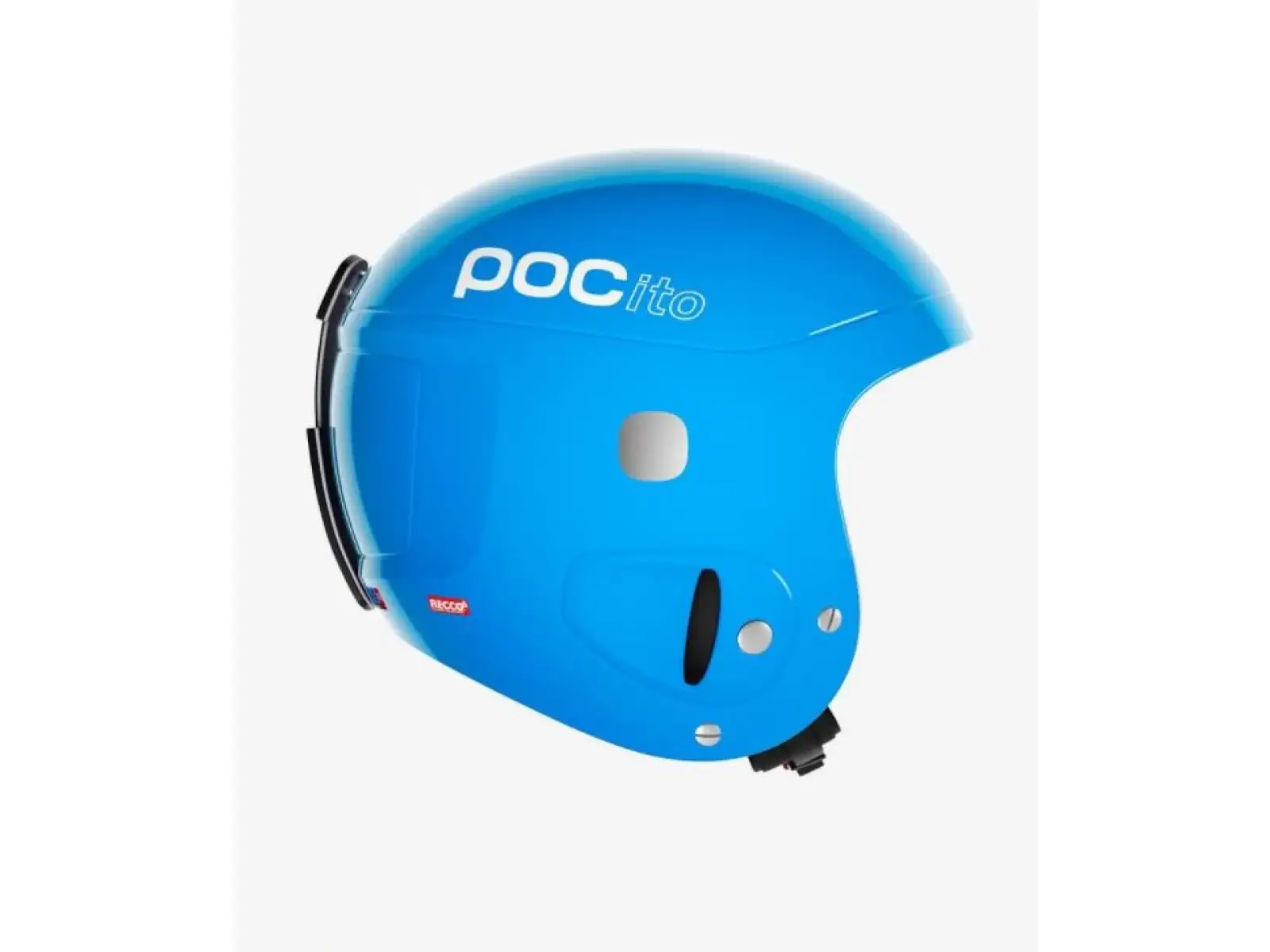POC POCito Skull Kinder Skihelm  fluorescent Blue, verstellbar, Einheitsgröße (51-54 cm)