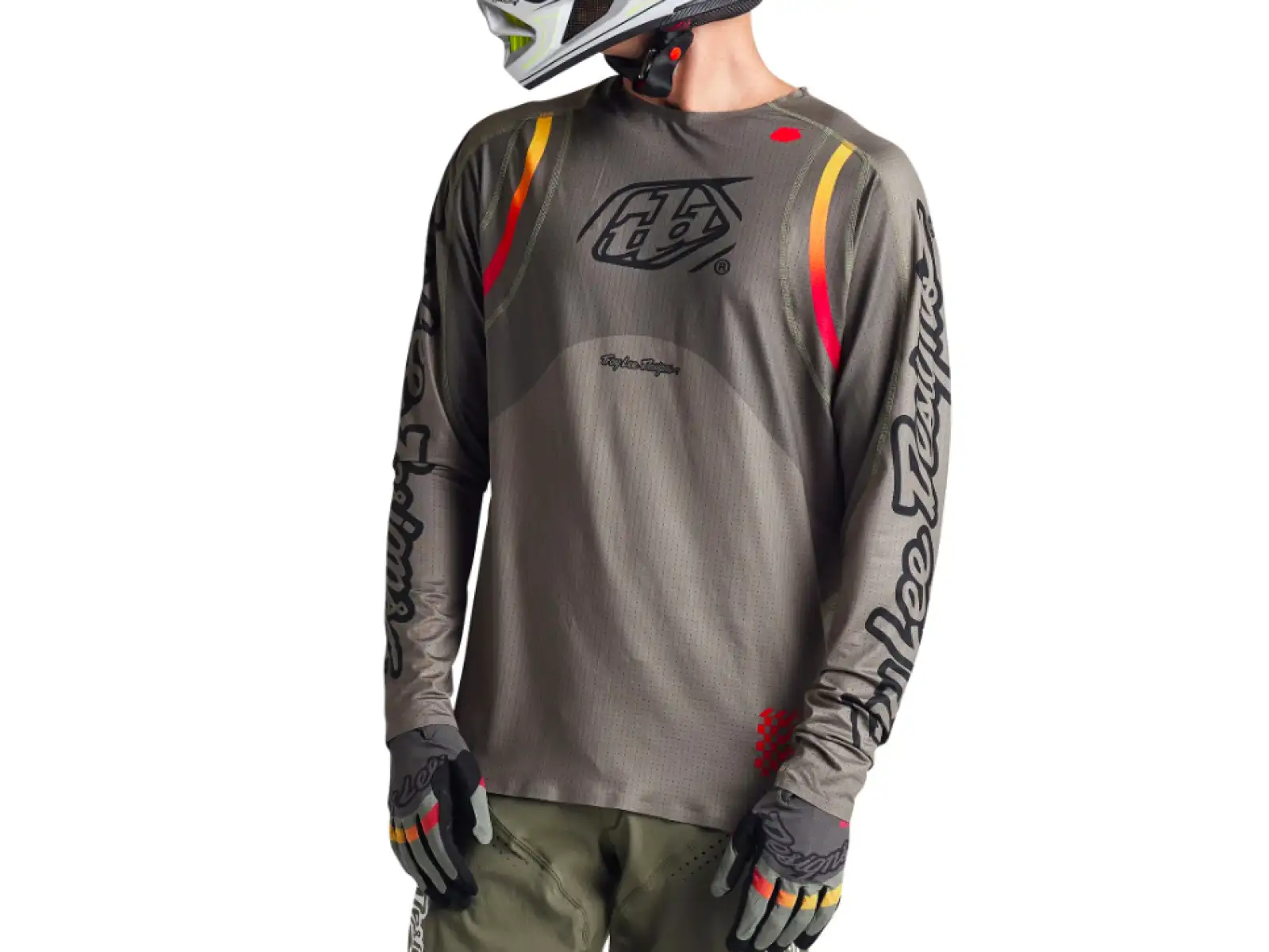 Troy Lee Designs Sprint Ultra Herren Langarmtrikot Pinned Olive
