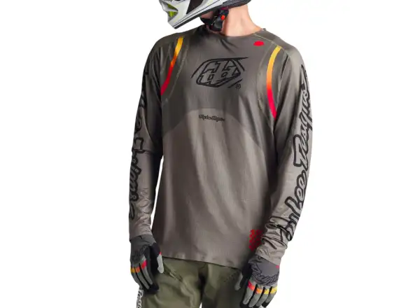 Troy Lee Designs Sprint Ultra Herren Langarmtrikot Pinned Olive