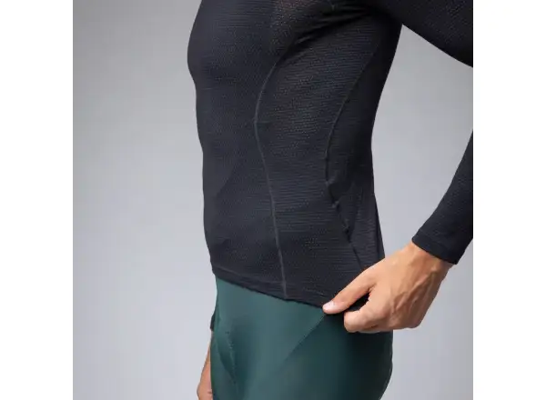 Alé Intimo Merino Herren Unterhemd Langarm Black