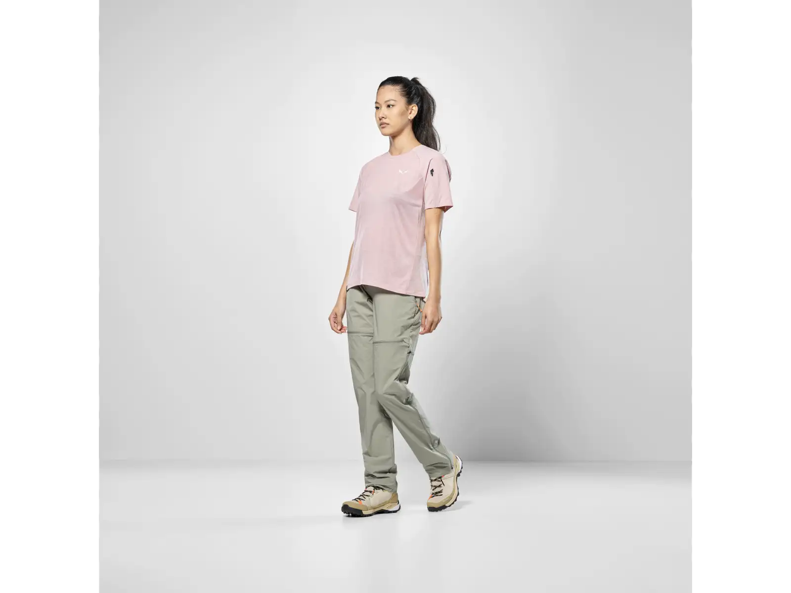 Salewa Puez AM Hyb Damen T-Shirt Kurzarm Zephyr