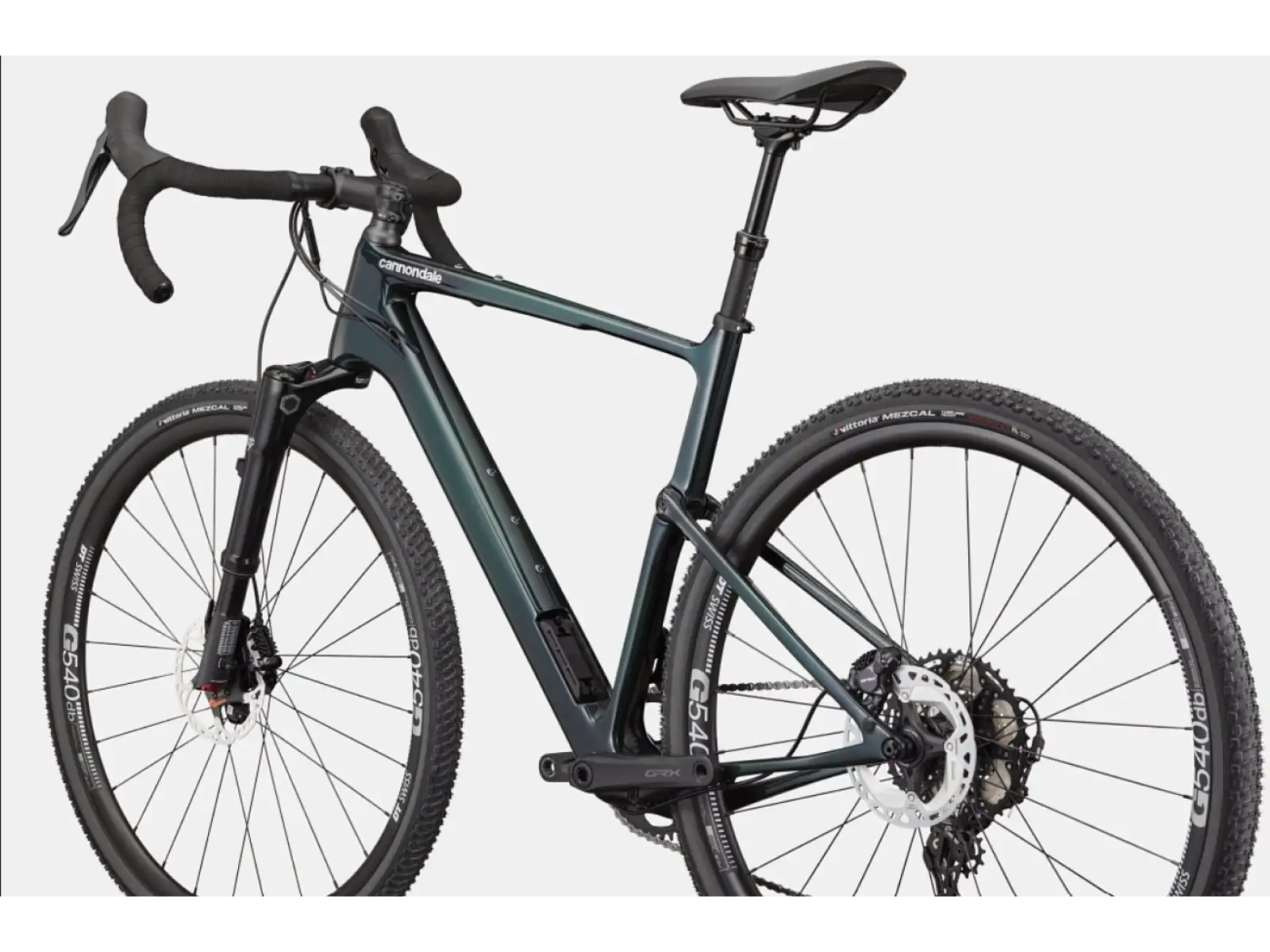 Cannondale Topstone Carbon 2 Lefty Gravelbike Grün Größe M.