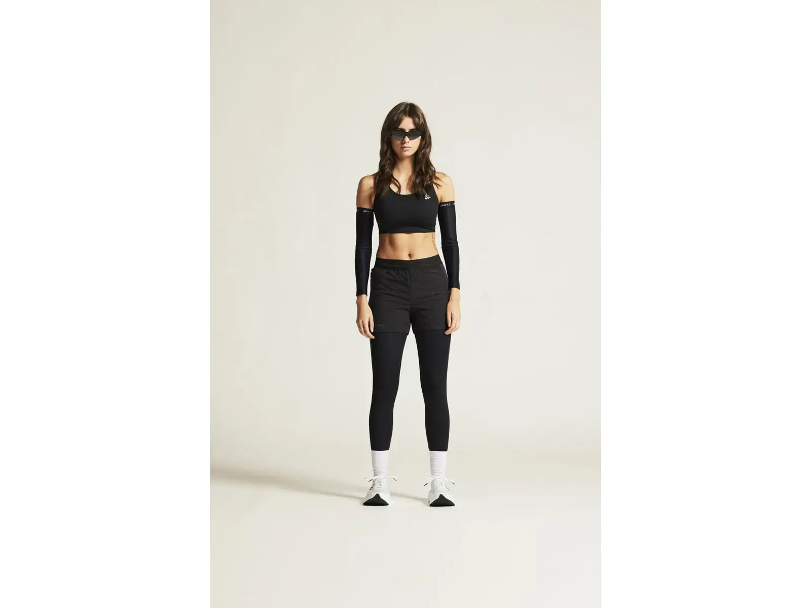 Craft ADV SubZ Damen Laufshorts Schwarz