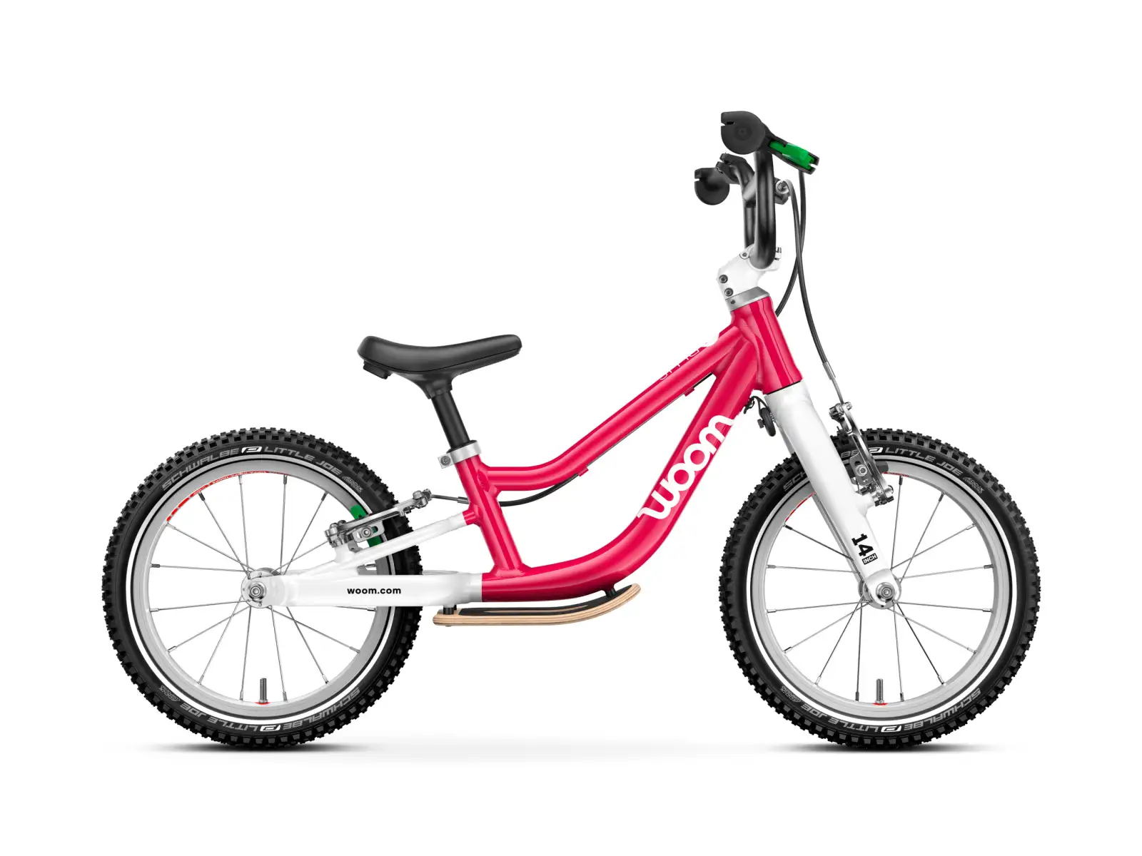 Woom GO 1 Plus Hot Pink 14 Kinderlaufrad