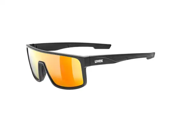 Uvex LGL 51 Radbrille Black Mat/Mirror Red