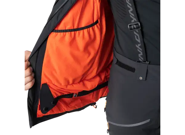 Dynafit Free Infinium Hybrid Herrenhose mit Latz in Schwarz
