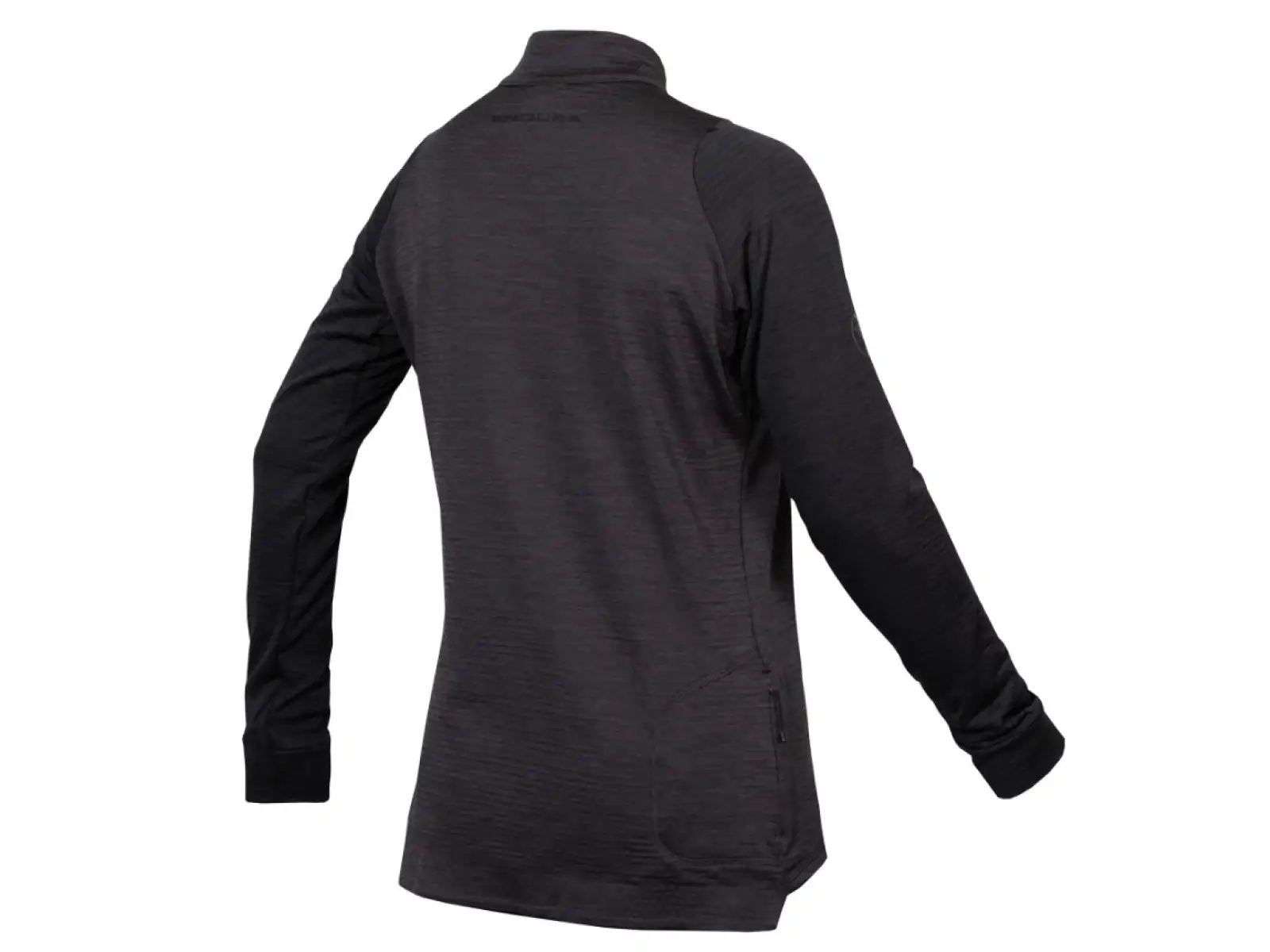 Endura Singletrack Fleece Damen-Trikot langarm schwarz