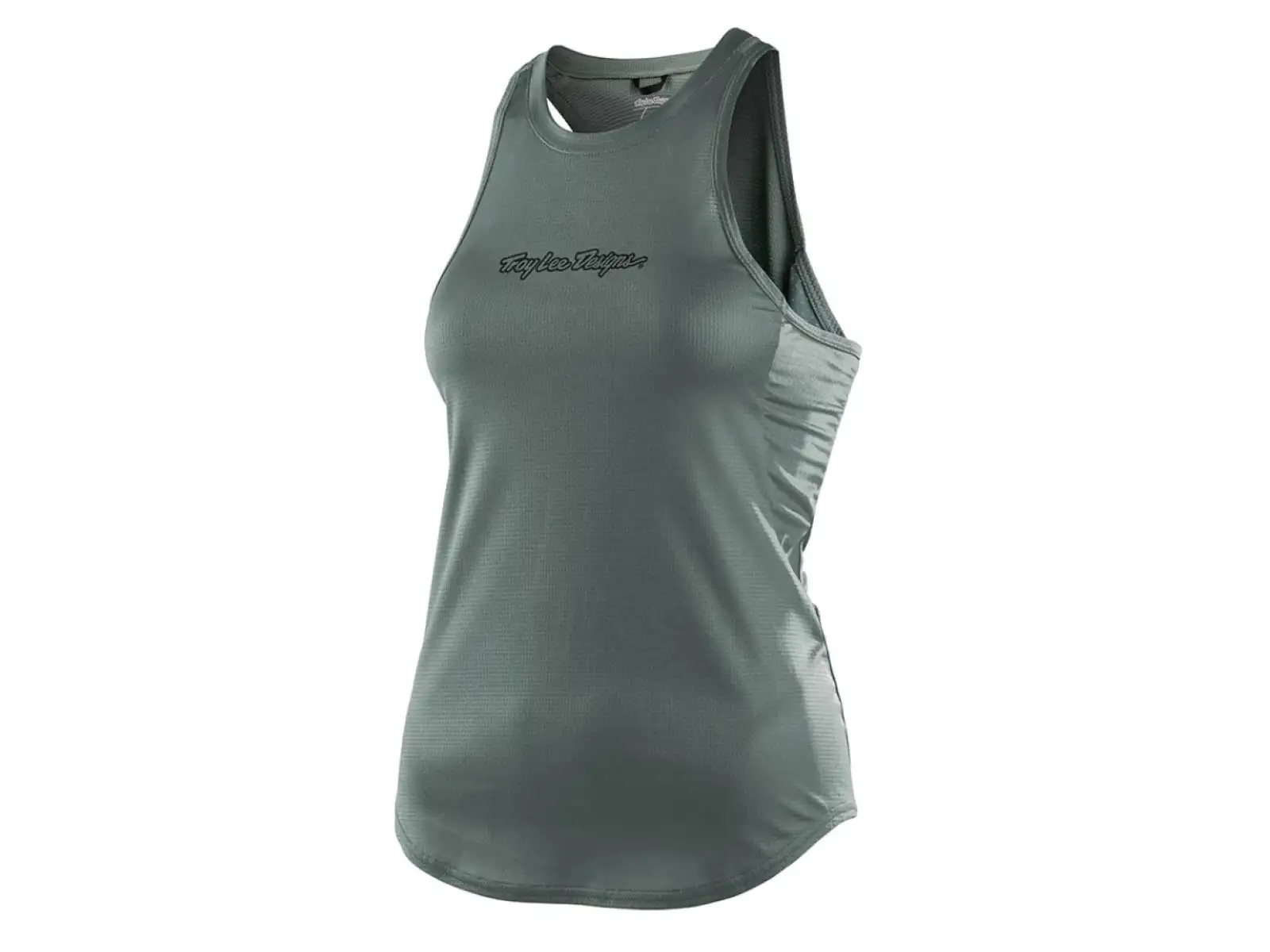 Troy Lee Designs Luxe Damenärmelloses Shirt Solid steel green
