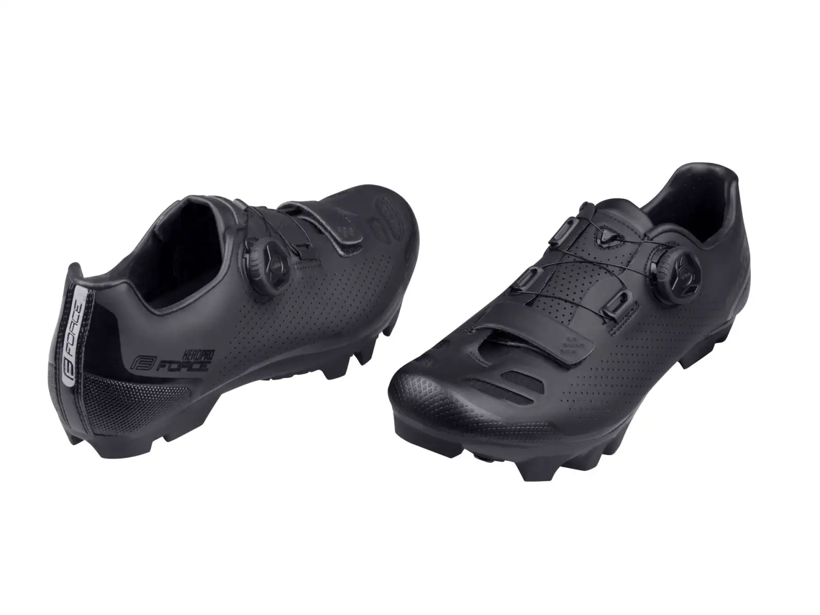 Force Hero Pro MTB Herren-Fahrradschuhe Schwarz
