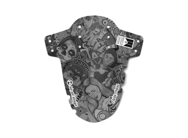 Rie:sel Design Criss:Cross Schutzblech am Gabel stickerbomb/ultrablack