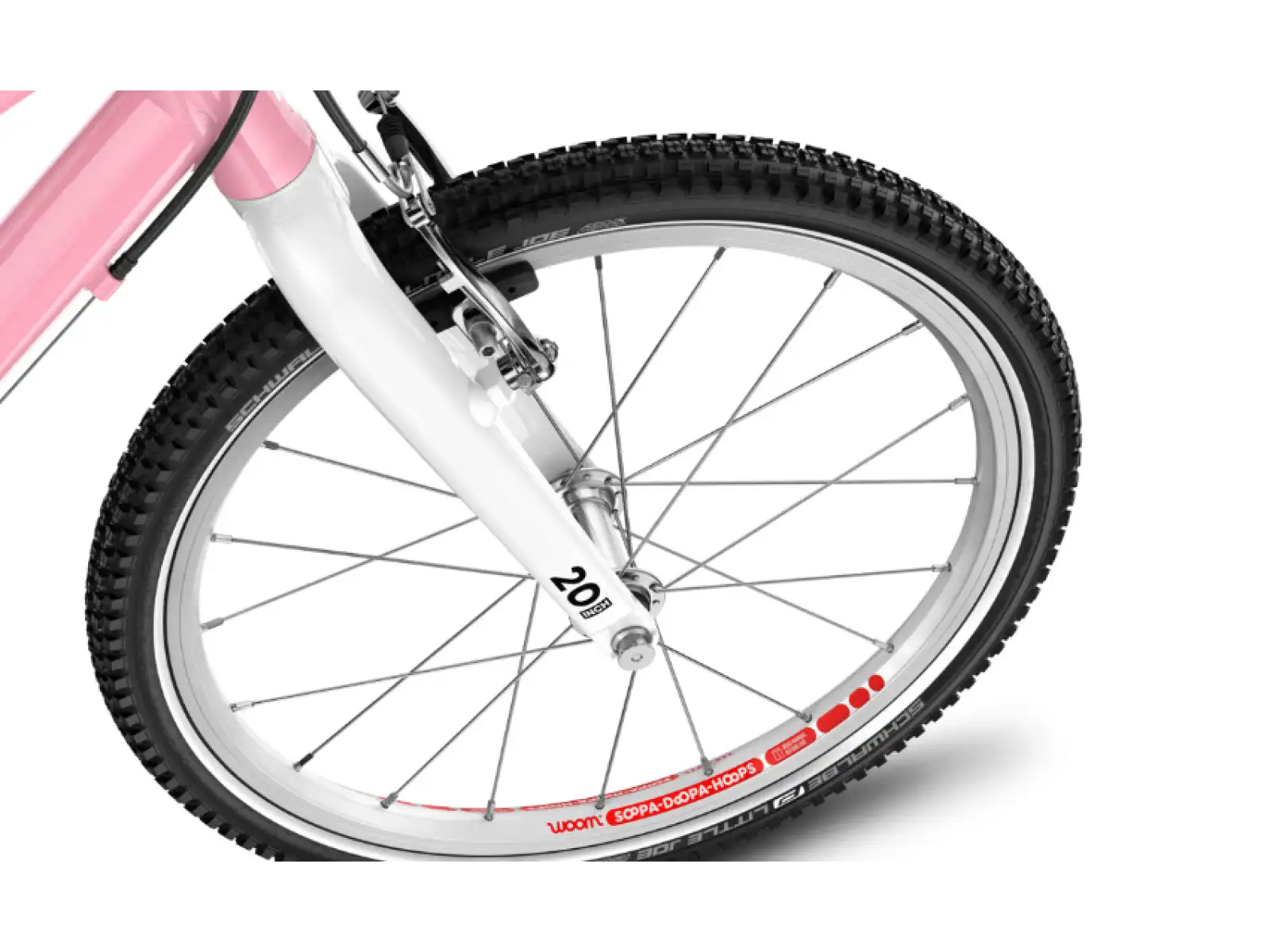 Woom Go 4 Kinderfahrrad 20" Powder Pink