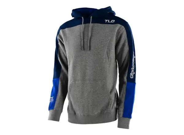 Troy Lee Designs Holeshot Herren-Sweatshirt Heather Gray/Blau
