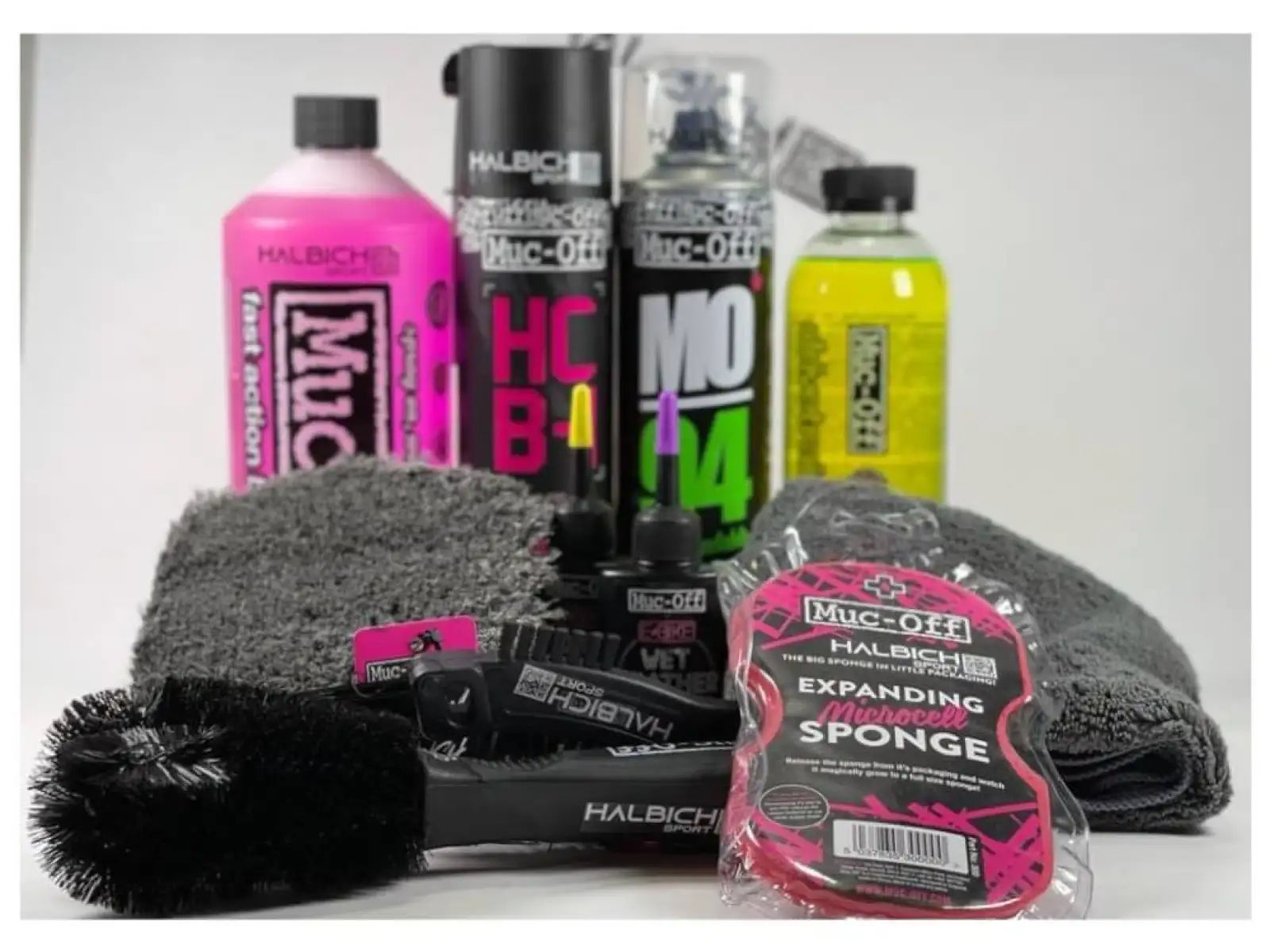 Muc-Off E-Bike Ultimate Reinigungs- und Schmiermittel Set.