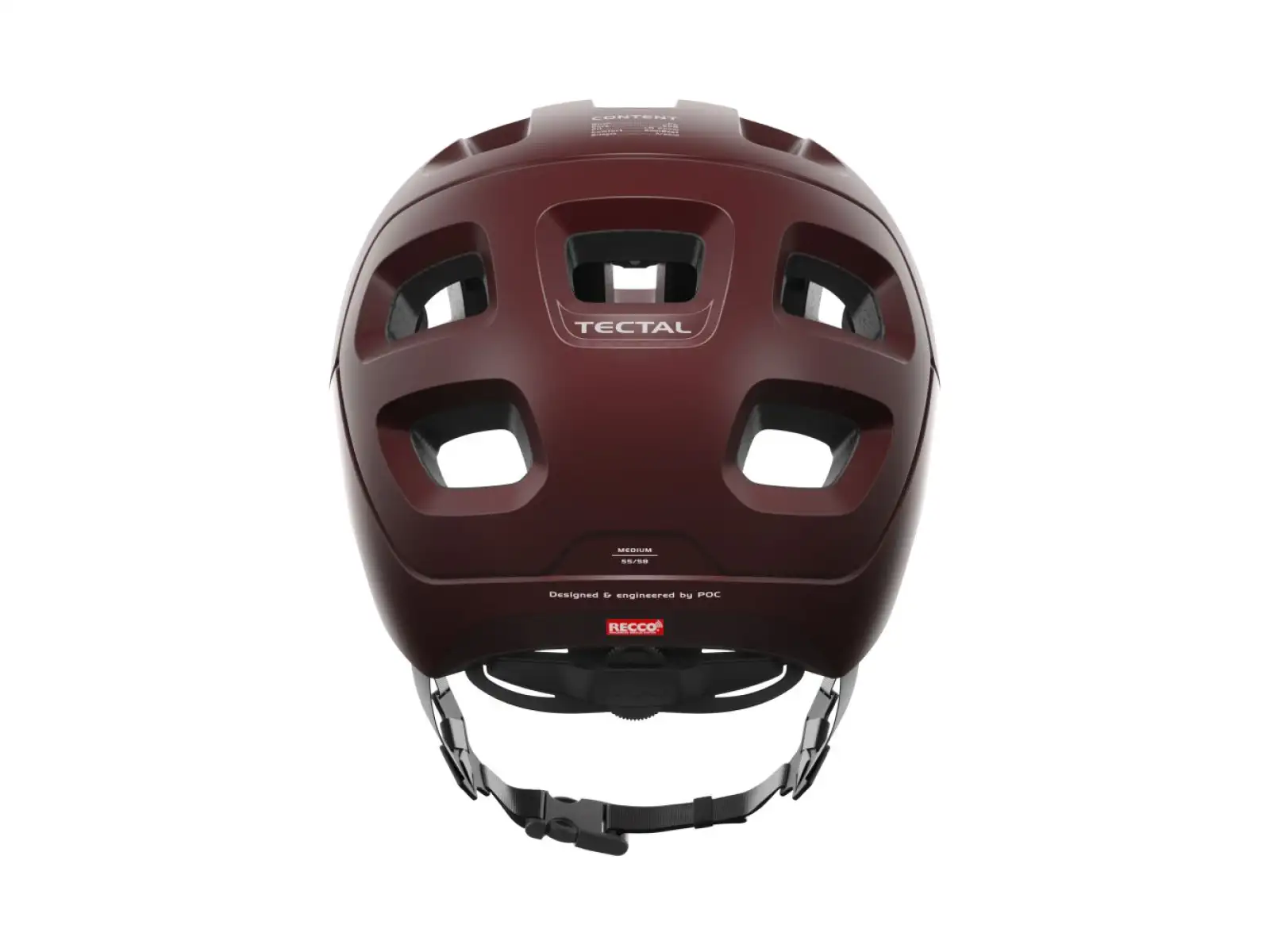 POC Tectal Fahrradhelm Garnet Red Matt