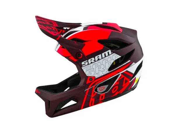 Troy Lee Designs Stage Mips SRAM Helm Vector Red
