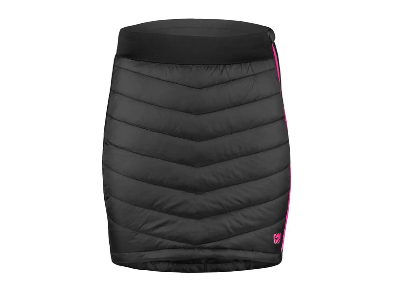 Etape Alaska gefütterter Damenrock schwarz/rosa
