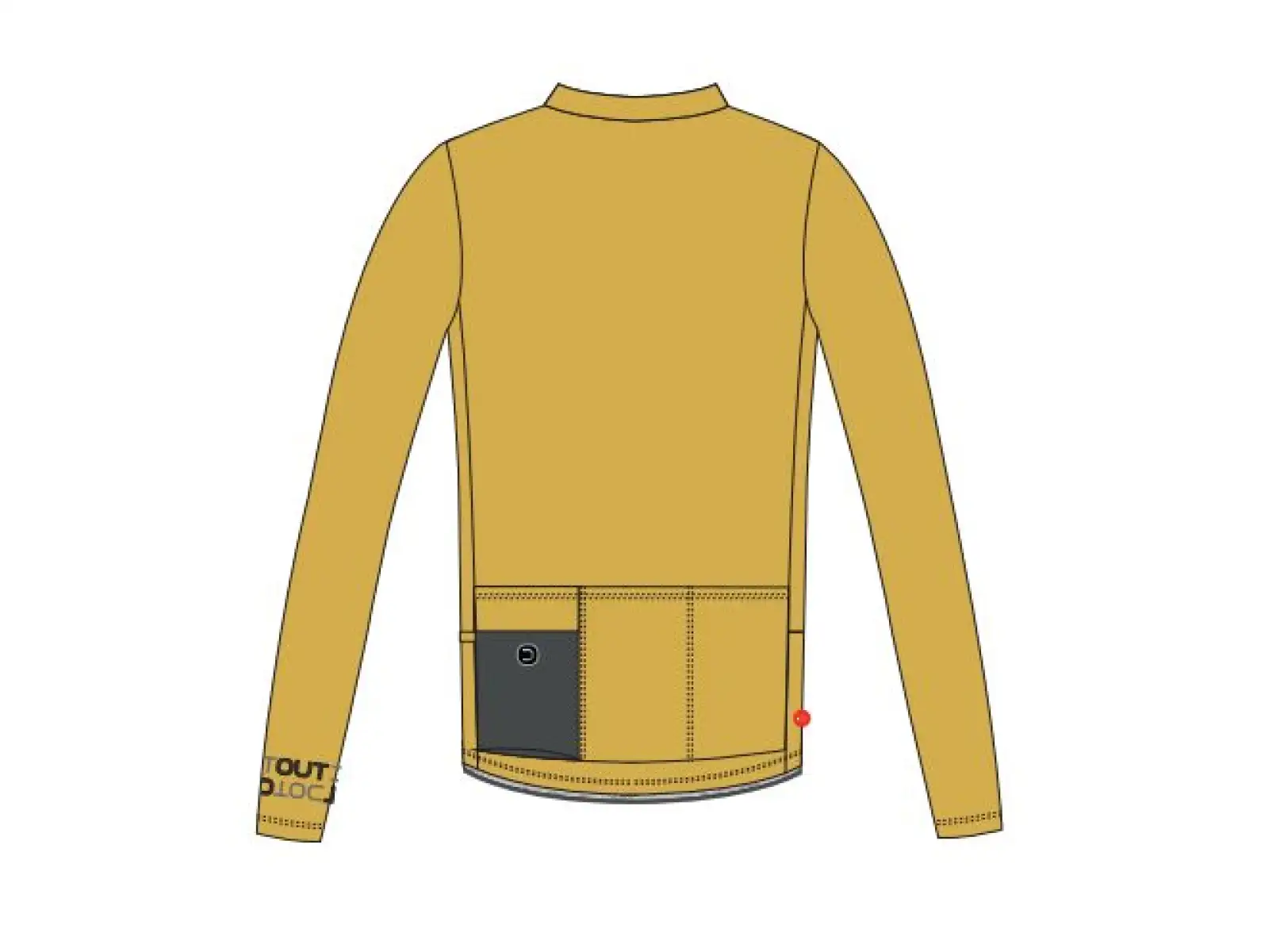 Dotout Avant Herren Langarmtrikot Ocker Gelb