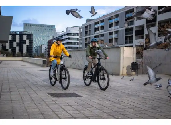 Superior eXR 6090 BL Touring II Trekking E-Bike in Gloss White/Copper.