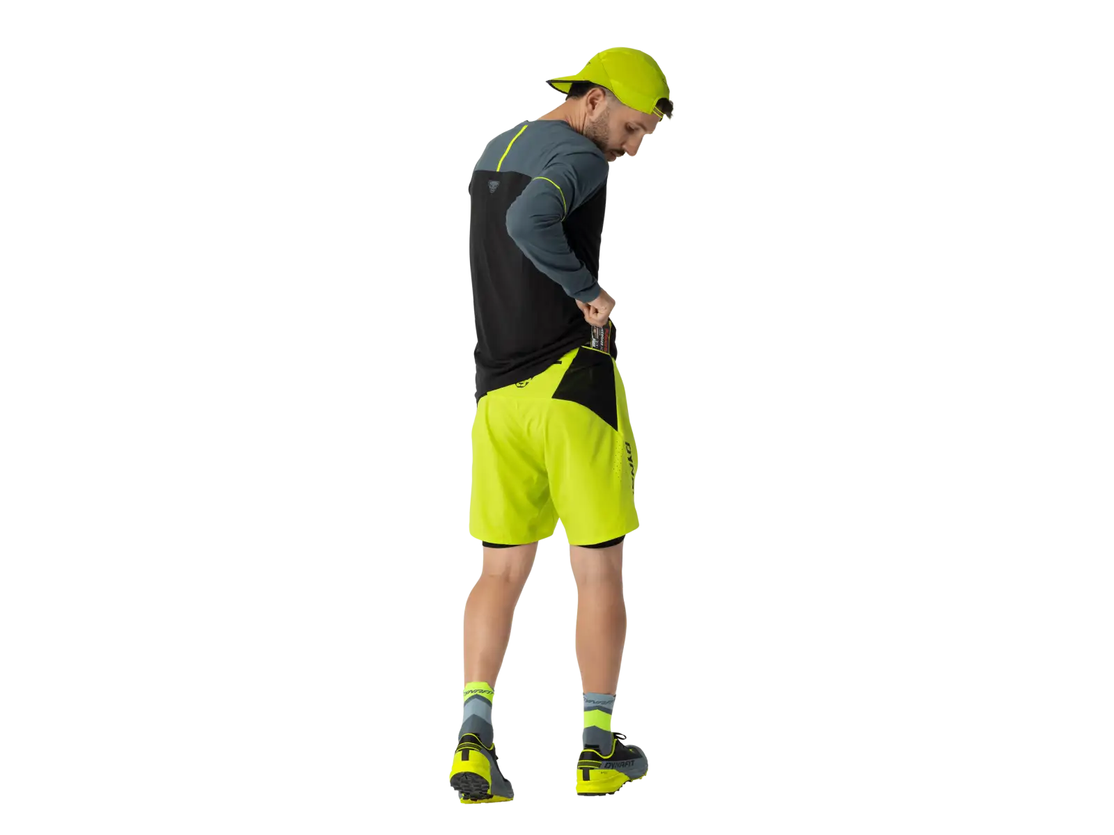 Dynafit Alpine Pro 2in1 Herren-Laufshorts Ultra Yellow
