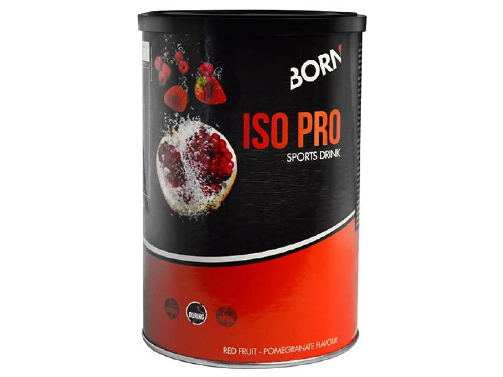 Born Iso Pro ist ein energiereiches Getränk in einer 400g-Packung.